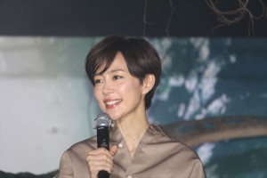 映画『ジュラシック・ワールド／炎の王国』記者会見に登壇した木村佳乃