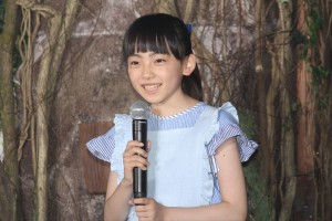 映画『ジュラシック・ワールド／炎の王国』記者会見に登壇した住田萌乃