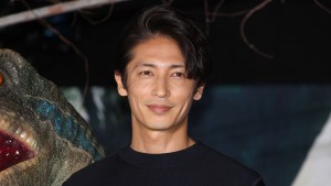 映画『ジュラシック・ワールド／炎の王国』記者会見に登壇した玉木宏