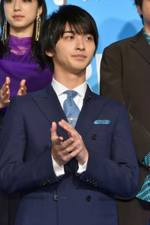 『虹色デイズ』完成披露試写会に登場した横浜流星