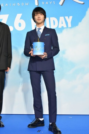 『虹色デイズ』完成披露試写会に登場した横浜流星