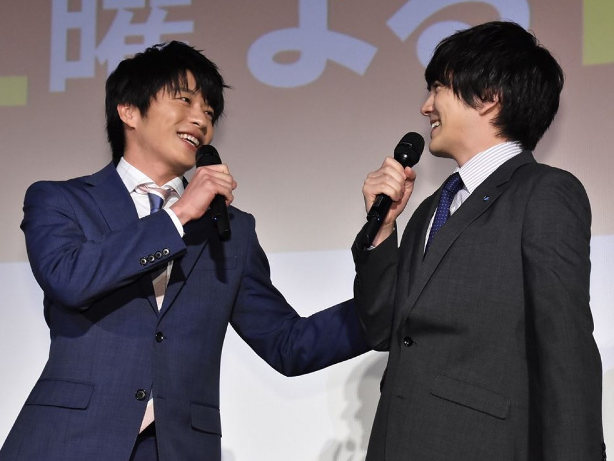 『おっさんずラブ』(左から)春田創一役の田中圭、牧凌太役の林遣都