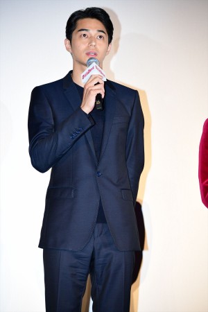 『OVER DRIVE』初日舞台挨拶に登壇した東出昌大