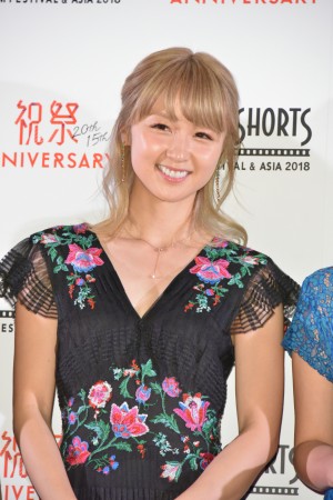 「ショートショート フィルムフェスティバル ＆ アジア 2018」レッドカーペットイベントに登場したDream Ami