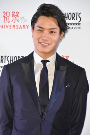 「ショートショート フィルムフェスティバル ＆ アジア 2018」レッドカーペットイベントに登場した鈴木伸之