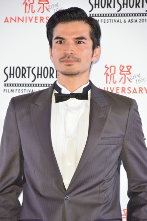 「ショートショート フィルムフェスティバル ＆ アジア 2018」レッドカーペットイベントに登場した尚玄