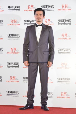 「ショートショート フィルムフェスティバル ＆ アジア 2018」レッドカーペットイベントに登場した尚玄