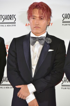 「ショートショート フィルムフェスティバル ＆ アジア 2018」レッドカーペットイベントに登場した中務裕太