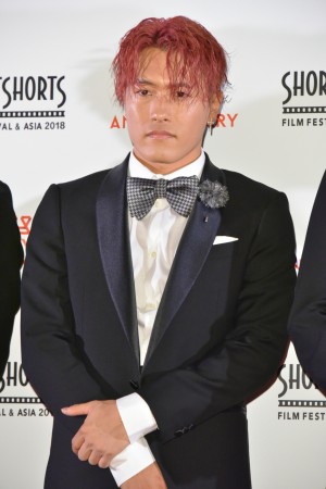 「ショートショート フィルムフェスティバル ＆ アジア 2018」レッドカーペットイベントに登場した中務裕太