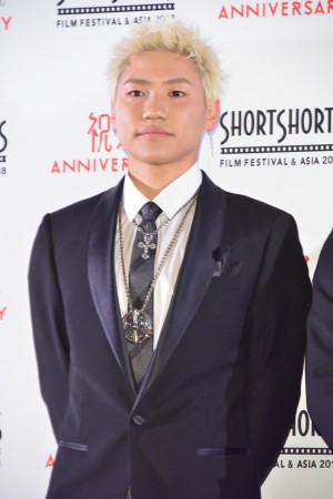 「ショートショート フィルムフェスティバル ＆ アジア 2018」レッドカーペットイベントに登場した小森隼