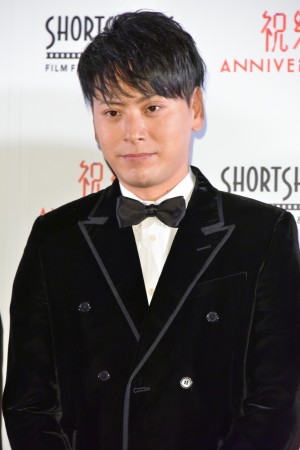 「ショートショート フィルムフェスティバル ＆ アジア 2018」レッドカーペットイベントに登場した山下健二郎