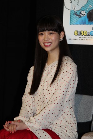 ドラマ『バカボンのパパよりバカなパパ』試写会に出席した森川葵