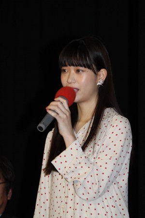 ドラマ『バカボンのパパよりバカなパパ』試写会に出席した森川葵