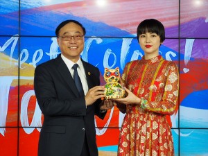 「夏の台湾観光～SUMMER FORMOSA～」に出席した長澤まさみ