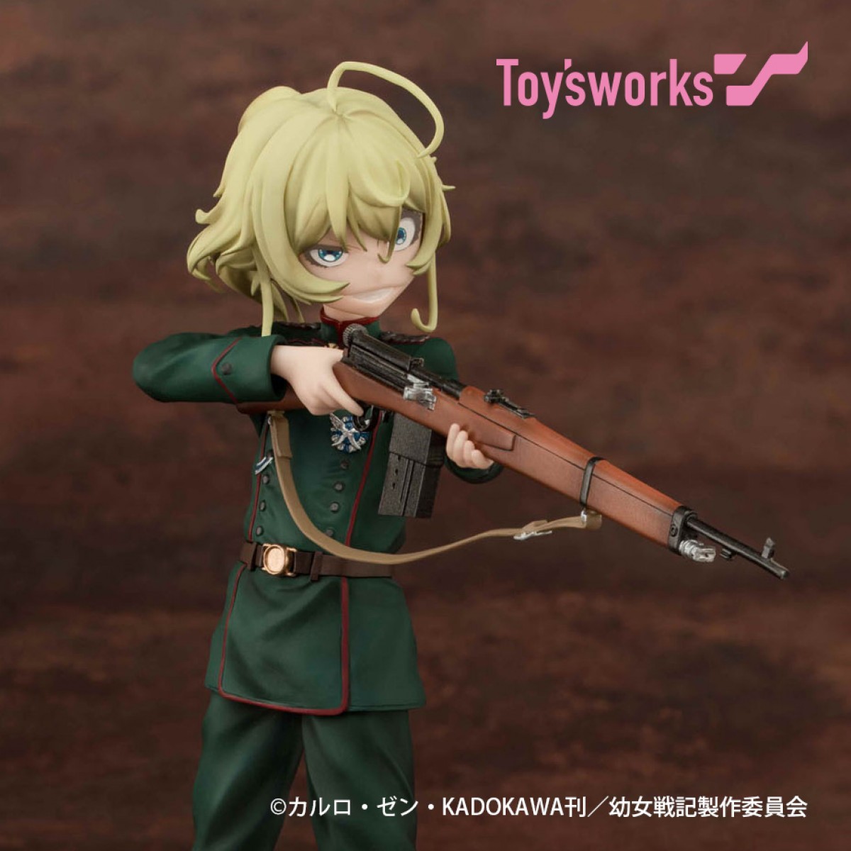 アニメ『幼女戦記』、不敵に笑う“ターニャ”フィギュア発売