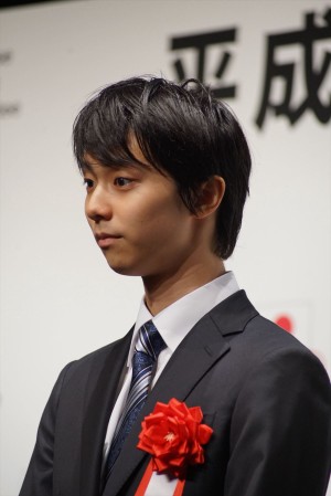 平成29年度JOCスポーツ賞 表彰式に出席した羽生結弦
