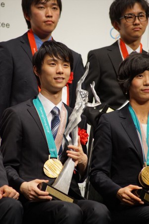 平成29年度JOCスポーツ賞 表彰式に出席した羽生結弦