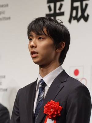 平成29年度JOCスポーツ賞 表彰式に出席した羽生結弦