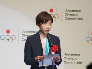 平成29年度JOCスポーツ賞 表彰式に出席した小平奈緒