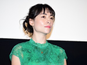 映画『Vision』公開記念舞台挨拶に出席した美波