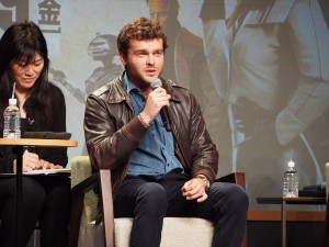 『ハン・ソロ／スター・ウォーズ・ストーリー』来日記者会見に出席したオールデン・エアエンライク