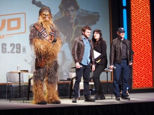 『ハン・ソロ／スター・ウォーズ・ストーリー』来日記者会見にて