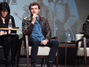 『ハン・ソロ／スター・ウォーズ・ストーリー』来日記者会見に出席したオールデン・エアエンライク