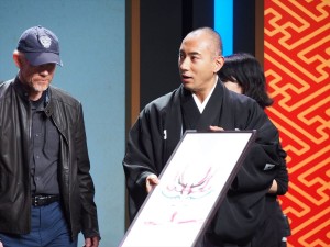 『ハン・ソロ／スター・ウォーズ・ストーリー』来日記者会見に出席した市川海老蔵