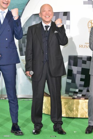 フジテレビ『2018FIFAワールドカップ ロシア』出陣記者会見に登場した六平直政