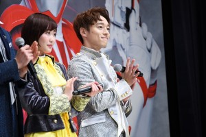 『快盗戦隊ルパンレンジャーVS警察戦隊パトレンジャー en film』製作発表会見に登場した元木聖也