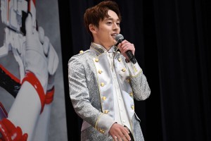 『快盗戦隊ルパンレンジャーVS警察戦隊パトレンジャー en film』製作発表会見に登場した元木聖也