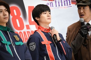 『快盗戦隊ルパンレンジャーVS警察戦隊パトレンジャー en film』製作発表会見に登場した結木滉星