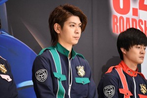 『快盗戦隊ルパンレンジャーVS警察戦隊パトレンジャー en film』製作発表会見に登場した横山涼