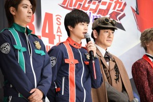 『快盗戦隊ルパンレンジャーVS警察戦隊パトレンジャー en film』製作発表会見に登場した結木滉星
