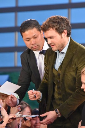 『ハン・ソロ／スター・ウォーズ・ストーリー』 ジャパン・プレミアに登場したオールデン・エアエンライク