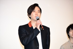 『劇場版 ドルメンX』公開記念舞台挨拶に出席した浅香航大