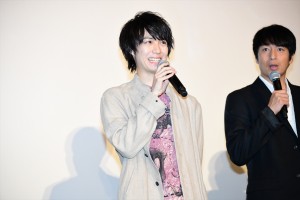 『劇場版 ドルメンX』公開記念舞台挨拶に出席した小越勇輝