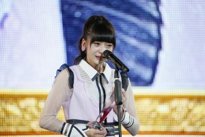 「AKB48 53rdシングル 世界選抜総選挙」で第4位を獲得したNGT48・荻野由佳
