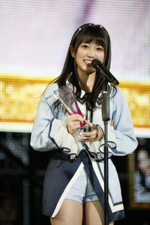 「AKB48 53rdシングル 世界選抜総選挙」で第9位を獲得したHKT48・矢吹奈子