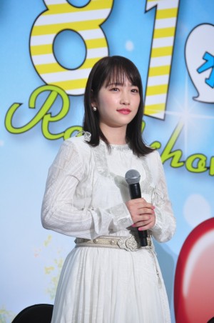 映画『センセイ君主』スペシャルステージイベント＆完成披露舞台挨拶に登場した川栄李奈