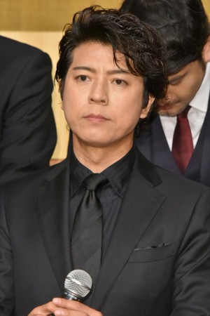 日本テレビ開局65年記念舞台『魔界転生』製作発表会見に出席した上川隆也