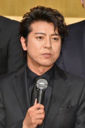 日本テレビ開局65年記念舞台『魔界転生』製作発表会見に出席した上川隆也