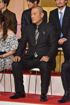 日本テレビ開局65年記念舞台『魔界転生』製作発表会見に出席した松平健