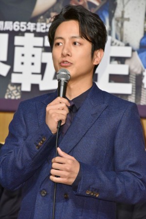 日本テレビ開局65年記念舞台『魔界転生』製作発表会見に出席した溝端淳平