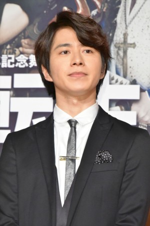 日本テレビ開局65年記念舞台『魔界転生』製作発表会見に出席した村井良大