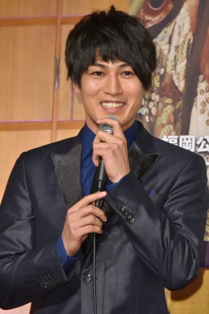 日本テレビ開局65年記念舞台『魔界転生』製作発表会見に出席した丸山敦史