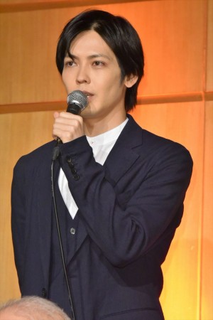 日本テレビ開局65年記念舞台『魔界転生』製作発表会見に出席した猪塚健太