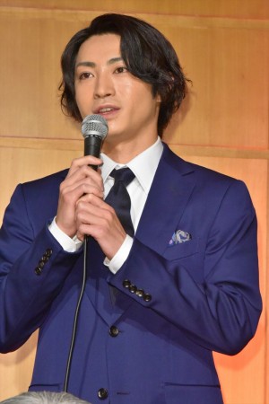 日本テレビ開局65年記念舞台『魔界転生』製作発表会見に出席した木村達成