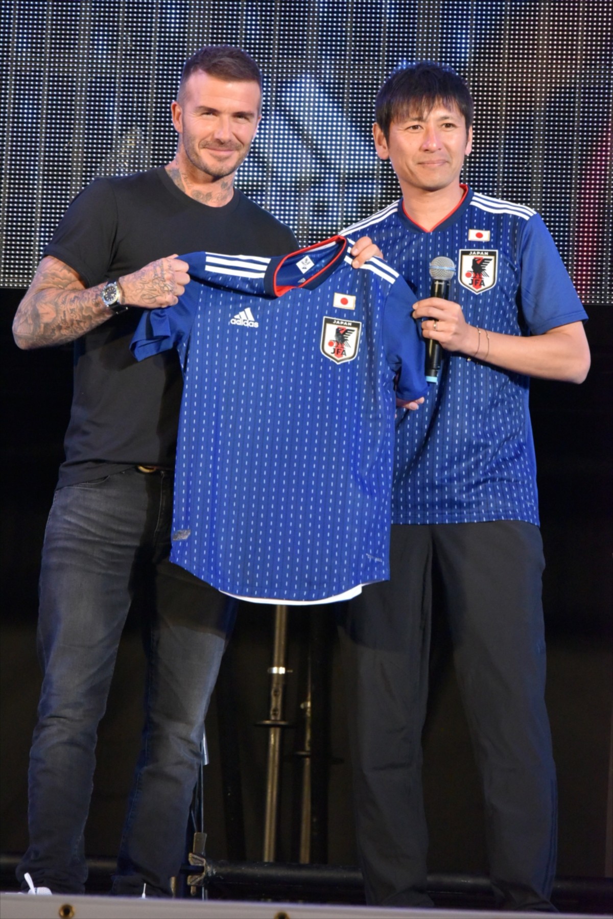 ベッカム、W杯コロンビア戦イベントに降臨！生FK披露で観客魅了