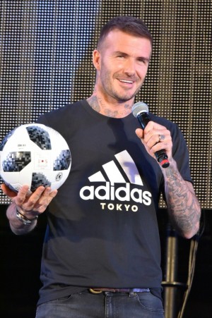 デヴィッド・ベッカム、「2018 FIFA WORLD CUP RUSSIA PUBLIC VIEWING in ODAIBA FOOTBALLFANZONE」に登場
